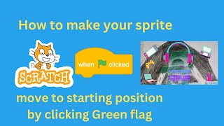 Scratch Green Flag Block | Scratch block coding tutorial series