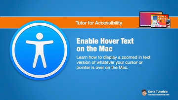 Enable Hover Text on the Mac