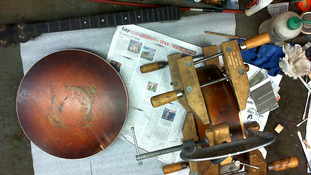 Tenor banjo restoration