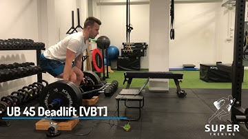 UB 45 Deadlift [VBT-Bar Velocity]