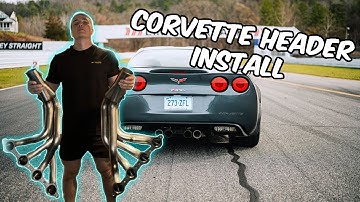 THE CRAZIEST HEADER INSTALL ON A CORVETTE C6 (Speed Engineering Headers)