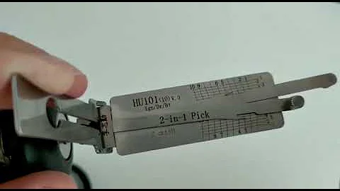 Lishi Picking HU101 Pick & Decoder. Step By Step Video Tutorial
