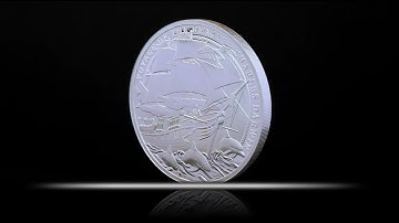 Charles Darwin & the Voyage of HMS Beagle 2025 $1 1oz Silver Proof Coin