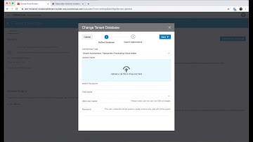 Switching Visual Builder to use Oracle ATP Database