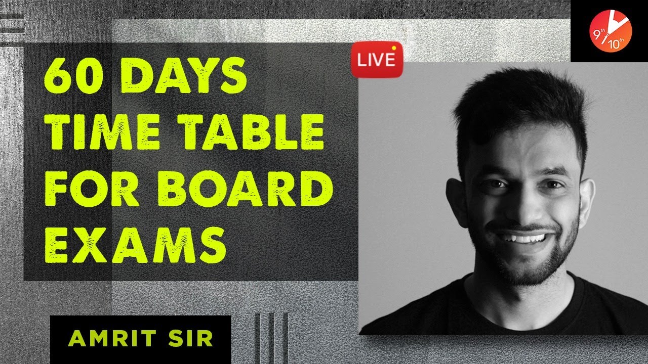 60 Days Time Table for Board Exams 2021 | How to Score 90% in CBSE ...