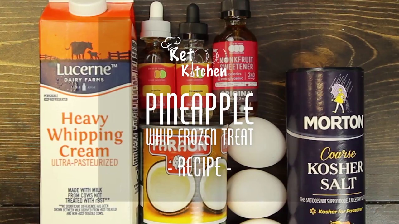 Keto Pineapple Whip Frozen Treat YouTube