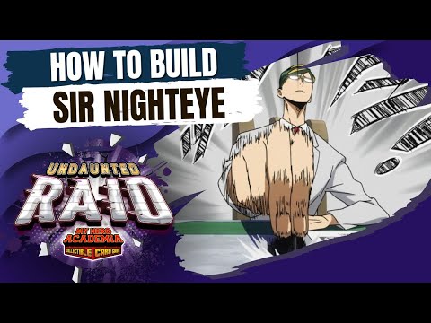 How To Build Sir Nighteye!!!, All