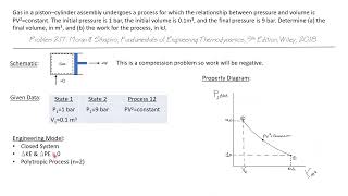Polytropic Processes in Piston-Cylinders -- Engineering Thermodynamics 12/107