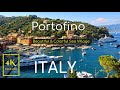 Portofino Italy in 4K Ultra HD | Portofino is Beautiful and Colorful Sea Village with Superyachts