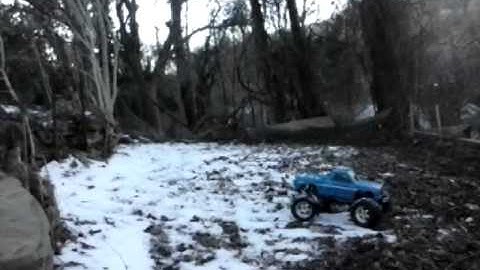 my Traxxas E Maxx tearing up the track