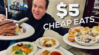 5 Best Las Vegas CHEAP EATS Under $5 at Planet Hollywood Miracle Mile Shops
