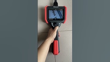 Handheld video inspection borescope snaked endoscope with Zoom function image rotation
