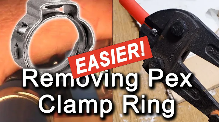 Easier Way to Remove PEX Stainless Steel Clamp Rings on Plastic Fittings