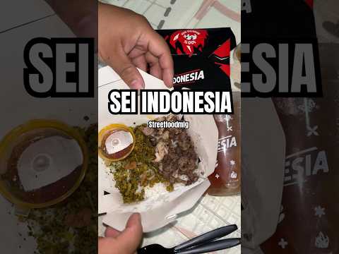 Sei Indonesia 🇮🇩 enak juga sih buat makan malam gini rekomendasi dah🤤🤙🏻🤭 #streetfood