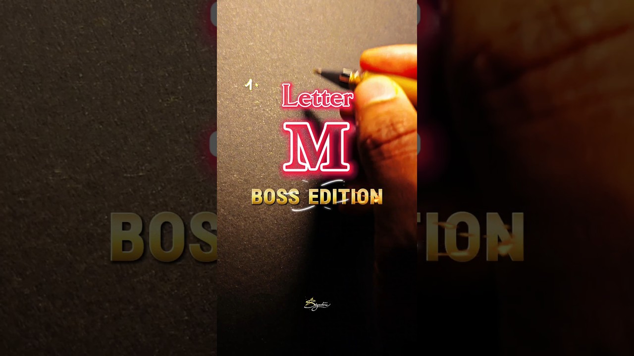 Sign like a BOSS 🔥🖋️ 