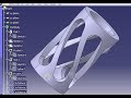 How to create a mechanical part using catia part design and generative shape design 71