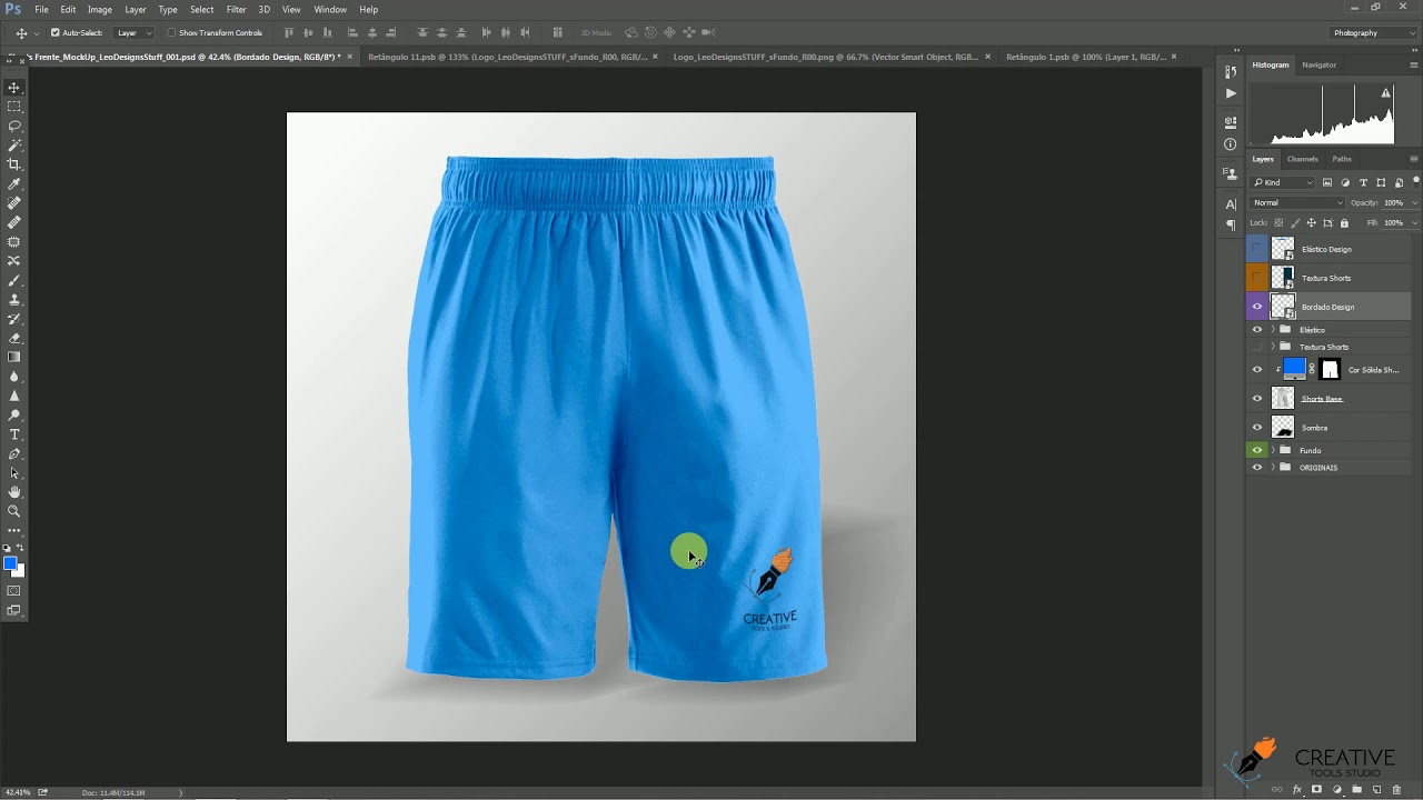 Download Men's shorts mockup in Photoshop - YouTube