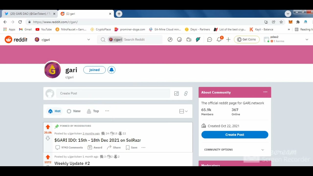 GARI Airdrop 70 usd profit per account Don't miss 🔥🔥🔥