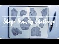Shape / Silhouette Drawing Challenge | Get Rid of Artist Block