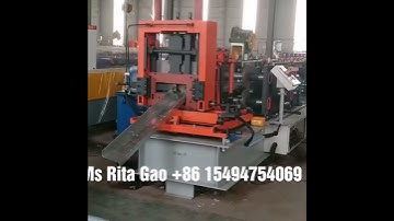 Full automatic c z interchangeable purlin roll forming machine…