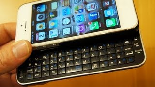 iPhone SE / 5S / 5 Bluetooth Keyboard Case Review