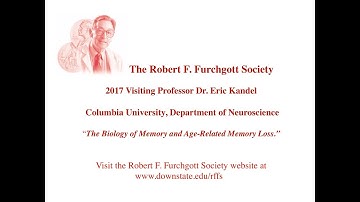 Dr  Eric Kandel  Furchgott Lecture 2017