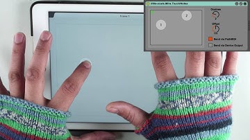 Multi-touch MIDI controller for iPad with Polyphonic Pitch Bend and Modulation