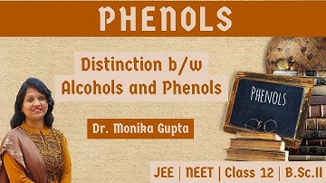 Phenols 08  Distinction between Phenols & Alcohols by Dr. Monika Gupta