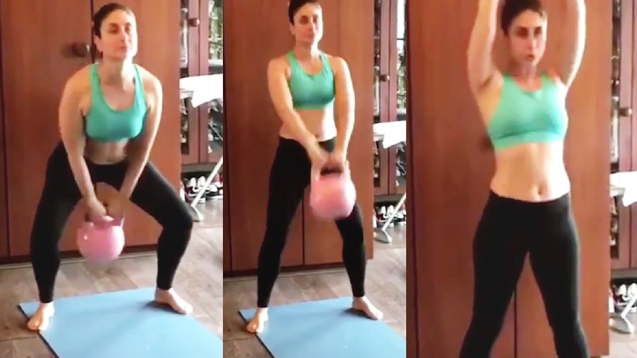 Kareena Kapoor Workout In Gym Today - YouTube