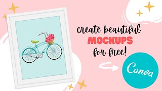 How to Create Beautiful Art Mockups for FREE with Canva! screenshot 1