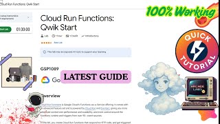 Cloud Run Functions: Qwik Start | Latest Renewed Quick Guide  | #GSP1089 #qwiklabs #arcade