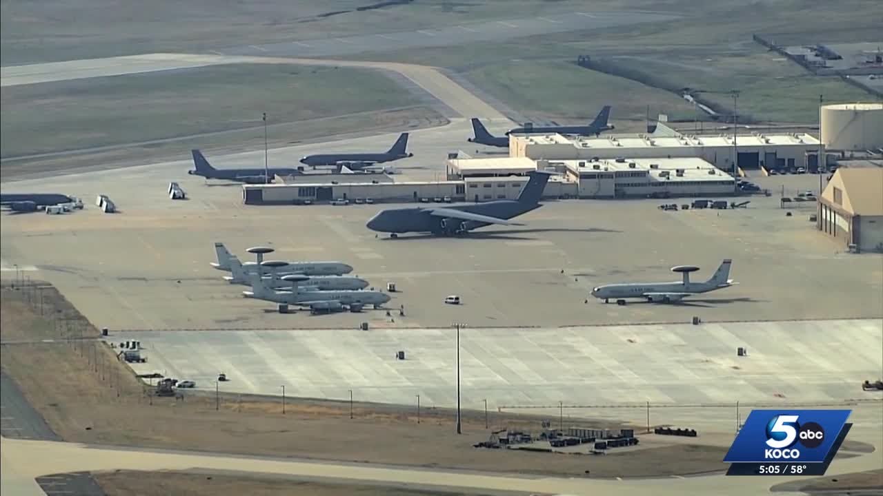 Security тιԍнтens at Tinker Air Force Base after US-Israel airstrikes in  Iran