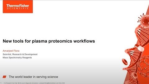 Fall into Proteomics webinar series, Day 1: Plasma Proteomics