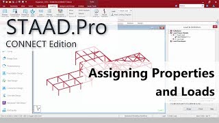 Moving To STAAD.Pro CONNECT Edition: 04 Assign Properties And Loads Moving To STAAD.Pro CONNECT Edition: 04 Assign Properties And Loads