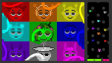 Multiply or Release - Territory War | Sprunki Marble Race in Algodoo