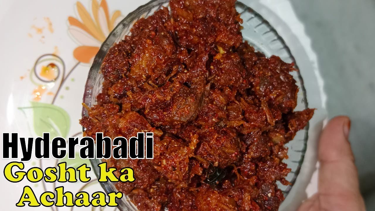 Hyderabadi Gosht ka Achar | Mutton Pickle Recipe | Mutton ka Achar
