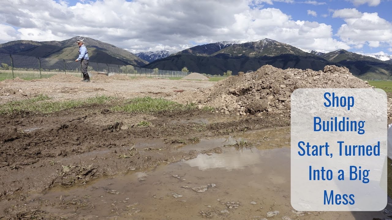 Shop Building Start, Turned Into a Big Mess - Life in a Tiny House called Fy Nyth