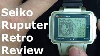 1st Gen Smart Watch - Seiko Ruputer (Matsucom OnHand PC) Retro Review -  YouTube