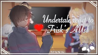 Undertale react to frisk AUs️ // Bad Apple // Gacha Club