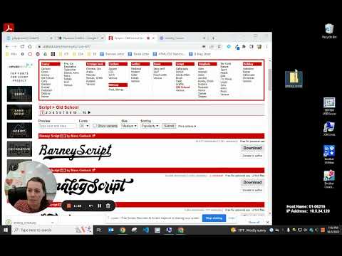 Custom Fonts HTML/CSS