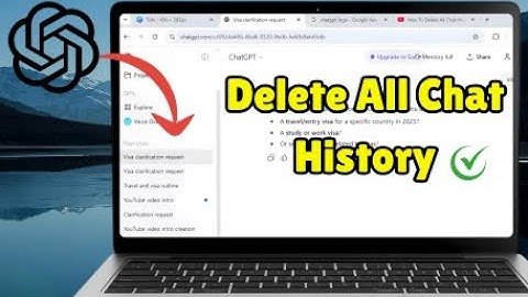 How To Delete All Chat History In ChatGPT | Delete Individual or All ChatGPT Conversations
