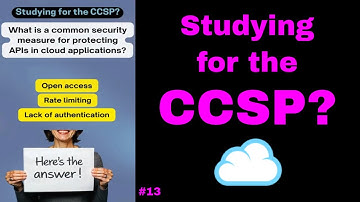 Ready for the CCSP Exam? Try This Cloud Security Question! ☁️ 13