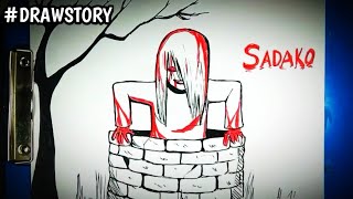 Asal Usul Hantu SADAKO || DRAWSTORY #30