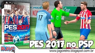 Pro Evolution Soccer 2017 (PES Masters 2017) no PSP / Playstation Portable  