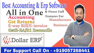 "DOLLAR ERP" Best Accounting Software. Best Inventory Management Software For All Type Of Business.