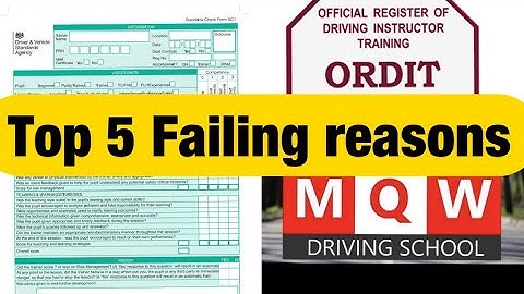 Standard check & ADI part 3 test Top 5 failing reasons