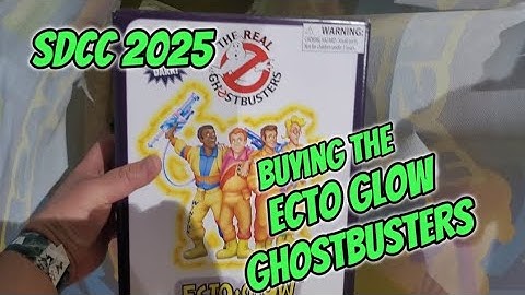Ecto Glow Ghostbusters Bought at #SDCC 2025! #Hasbro Pulse Booth Is PURE Nostalgia 🔥👻