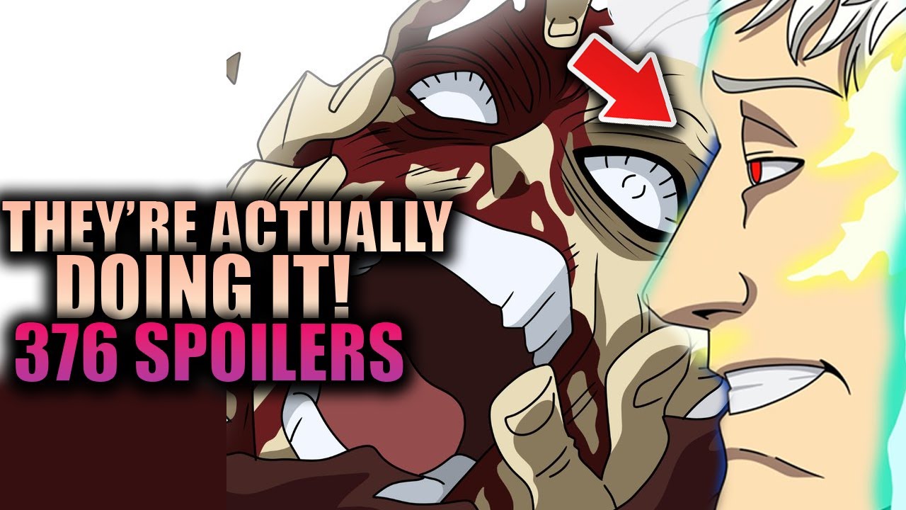 THEY'RE FINALLY DOING IT! / My Hero Academia Chapter 376 Spoilers