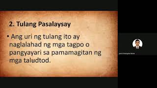 URI NG TULANG MAKIKITA SA PANITIKANG PILIPINO AT SA PANITIKAN NG IBANG BANSA