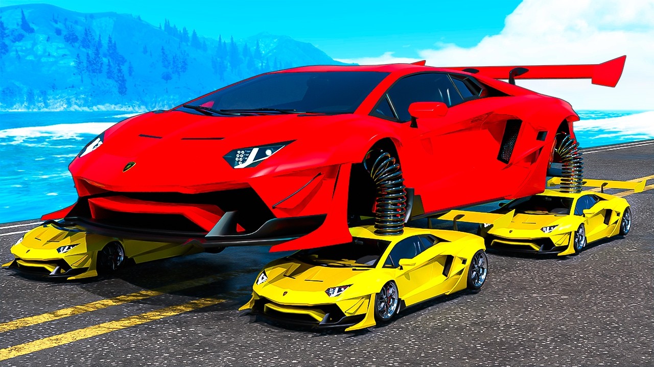 This Lambo literally has tiny Lambos for wheels